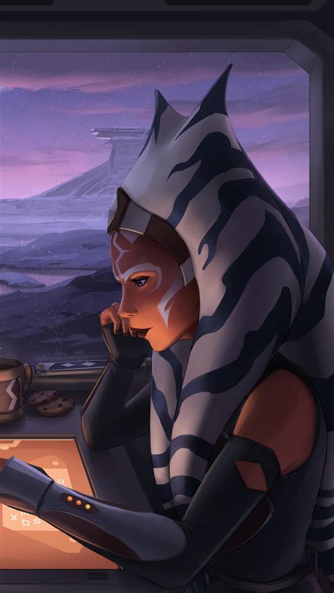 Sensing his hesitance, Ahsoka, in a true act of desperation, shoved her hands underneath her breasts, lifting them up as if in offering. For good measure, she thumbed her nipples, and Anakin could see her bite her lip as the feeling traveled to her groin. "Mmf," she offered, and then smiled meekly at him. 